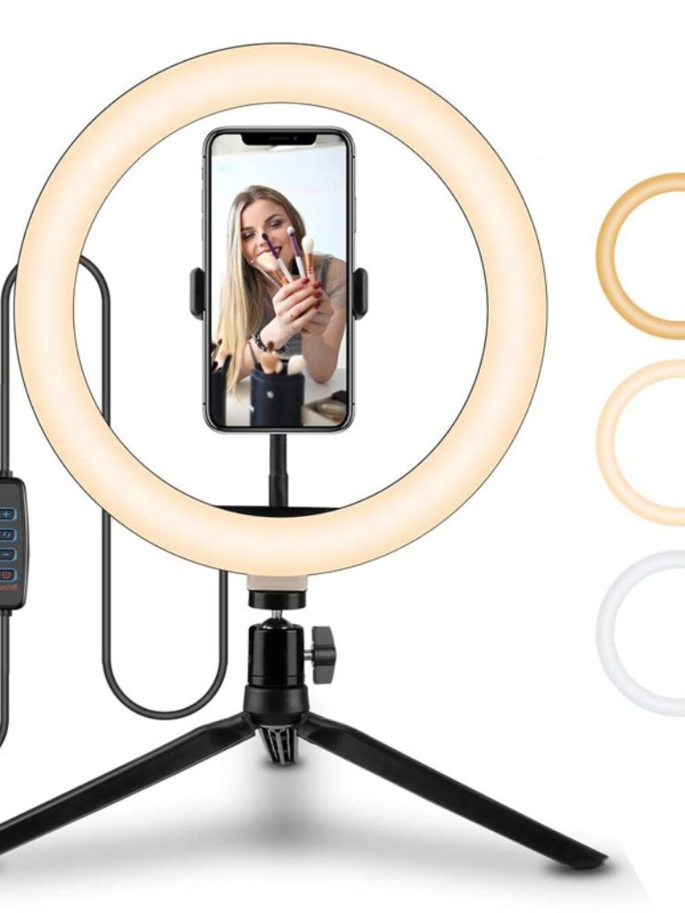 Ring selfie beautifying light